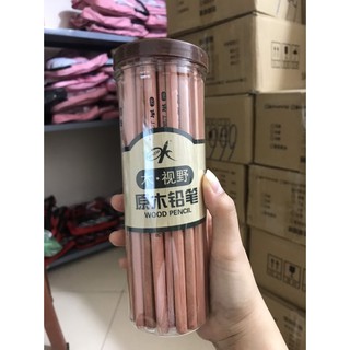 Bút chì gỗ Deli 2B hộp 50c kèm hộp có nắp đậy