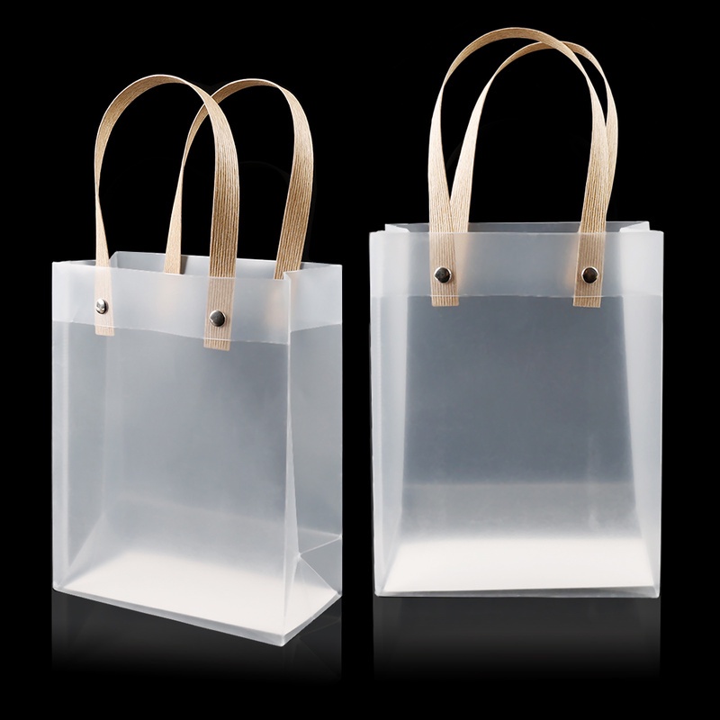 Túi Mua Sắm/ Quà Tặng Bằng Nhựa Pvc Trong Suốt Thân Thiện Với Môi Trường Cho Nữ