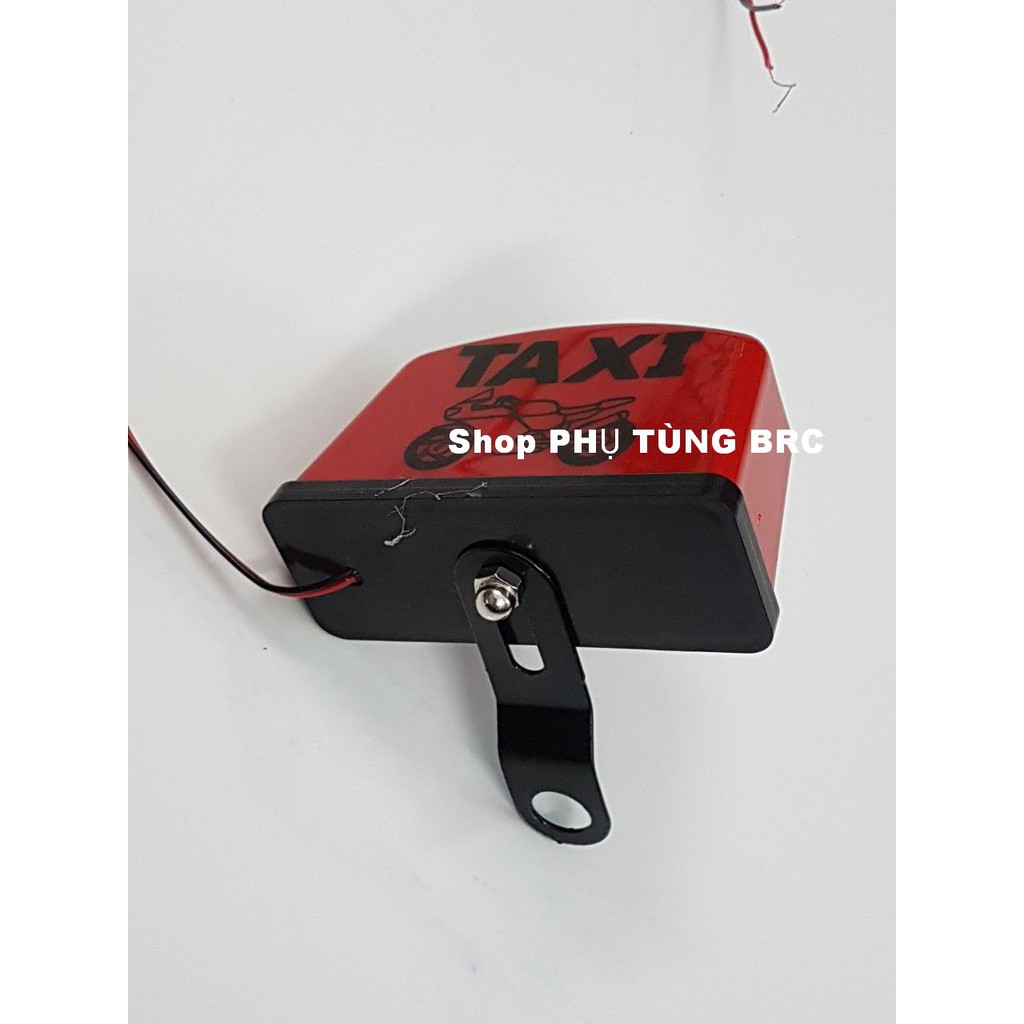 Đèn LED TAXI gắn chân kiếng xe máy .