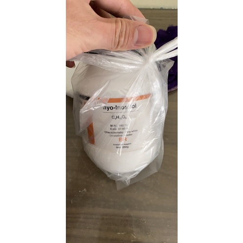 Hoá chất Myo- Inositol - C6H12O6 Lọ 250g nuôi cấy vi sinh đông trùng hạ thảo