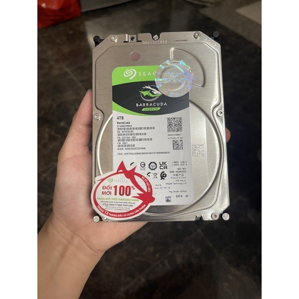 thanh lí HDD PC Seagate Barracuda 4TB mới