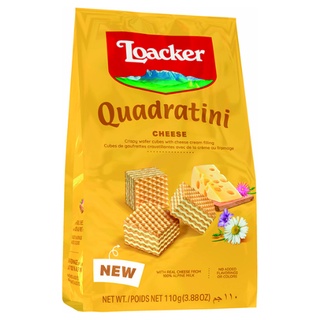 Bánh xốp loacker quadratini cheese 110g