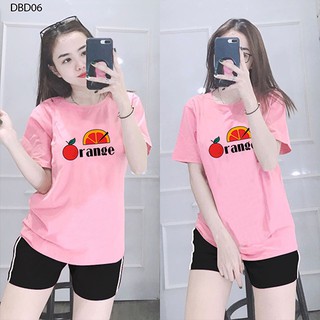 Đồ bộ nữ đẹp, đồ bộ mặc nhà cotton quần đùi áo thun tay ngắn - Chất liệu thun co giãn 4 chiều thoáng mát A015