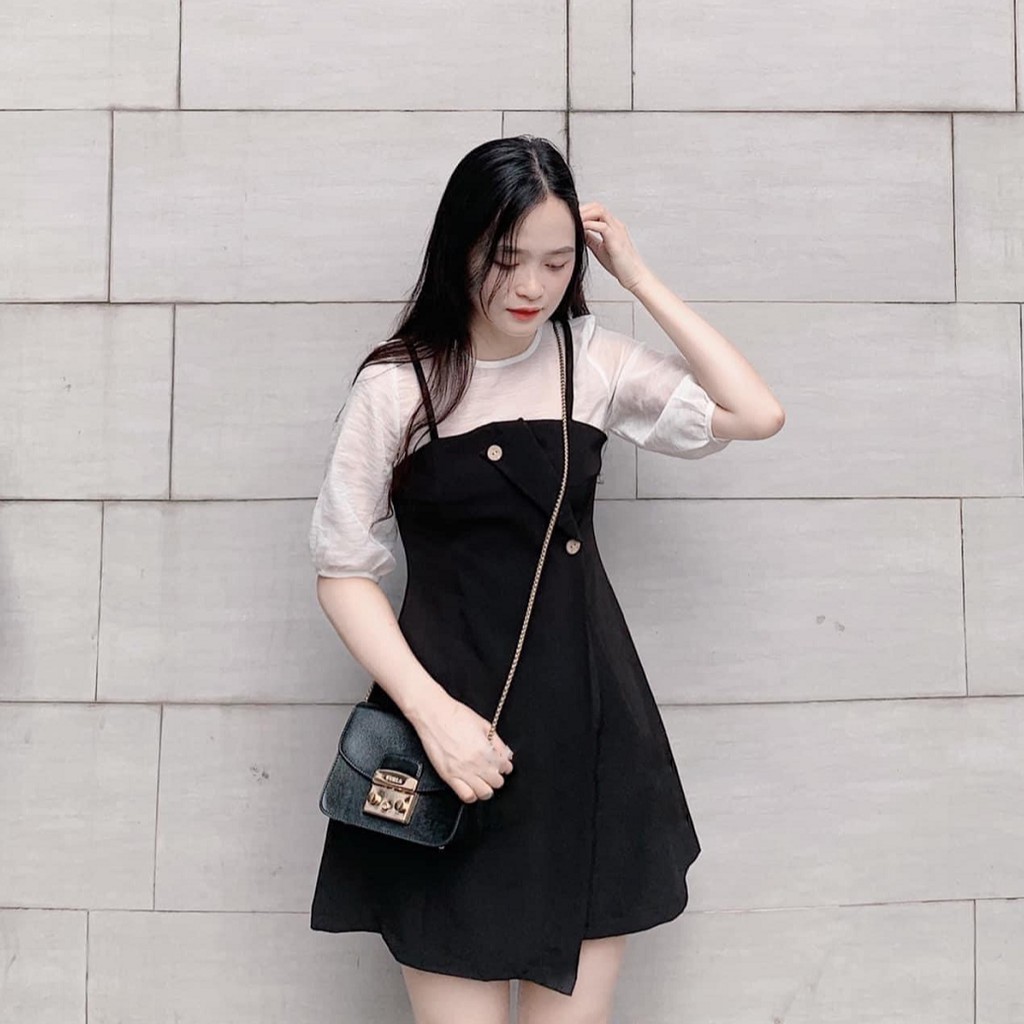 Set đồ nữ cá tính, set váy liền thân đi chơi sang chảnh mùa hè đẹp 8A00154