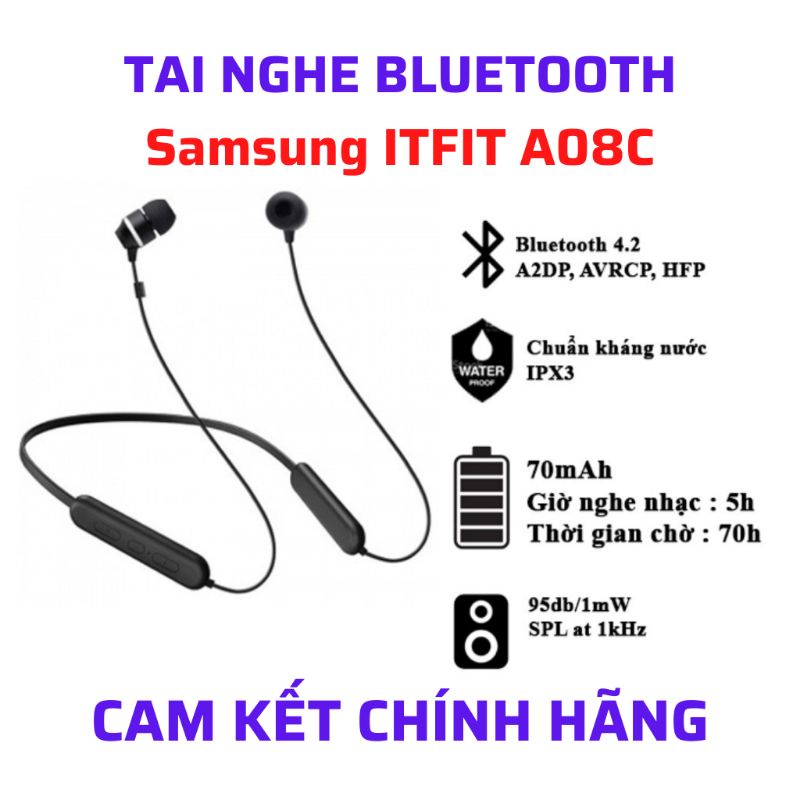 Tai Nghe Bluetooth Samsung ITFIT A08C Chính Hãng
