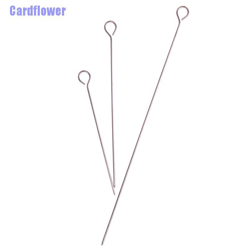 Bộ 10 Xiên Nướng bbq Đầu Tròn Bằng Inox Chuyên Dùng