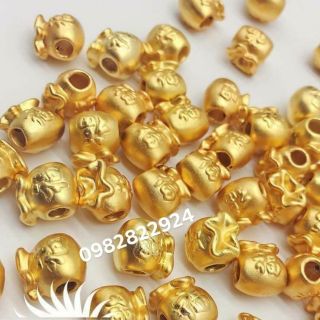 Combo 5 Charm túi tiền bạc 925 si vàng