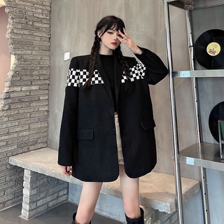 Áo blazer caro cá tính ulzzang 🍓 FREESHIP 🍓 Áo khoác nam nữ blazer dáng rộng 🍓