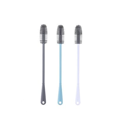 Cọ Rửa Ly Silicon Cọ Rửa Bình Sữa Cho Bé Cán Dài Bằng Silicon Tiện Lợi
