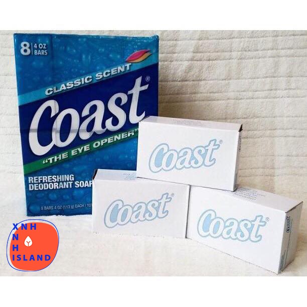 Xà phòng Khử Mùi & Làm Sạch Da Coast Deodorant Soap Mỹ - 113g