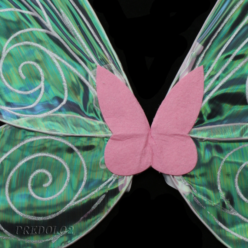 Shiny Butterfly Angel Fairy Wing Party Fancy Dress Green Adult
