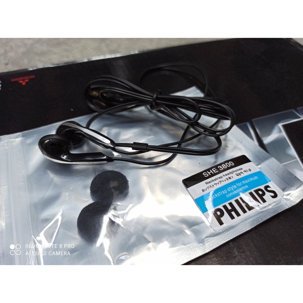Tai nghe nhét tai Philips SHE3800 huyền thoại earbuds Philip SHE 3800 Chính hãng siêu xịn giá siêu rẻ âm thanh cực hay