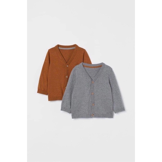áo len cadigan bé trai ( set 2 chiếc )