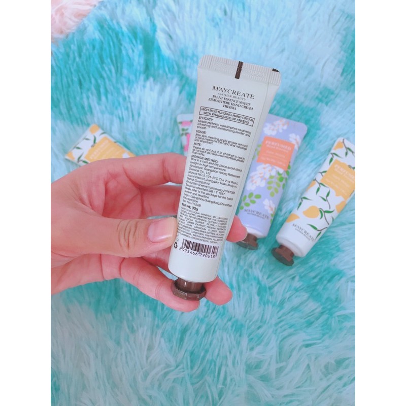 Kem Dưỡng Da Tay Mini Maycreate Hand cream Chính Hãng Nội Địa