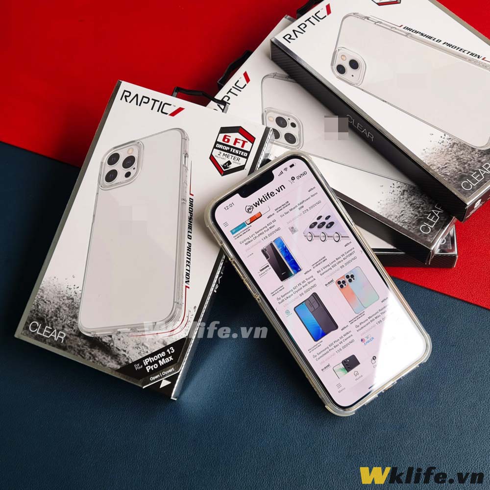 Ốp Chống Sốc Trong Suốt X-Doria Raptic Clear Cho 13 / 13 Pro Max Hàng Chính Hãng