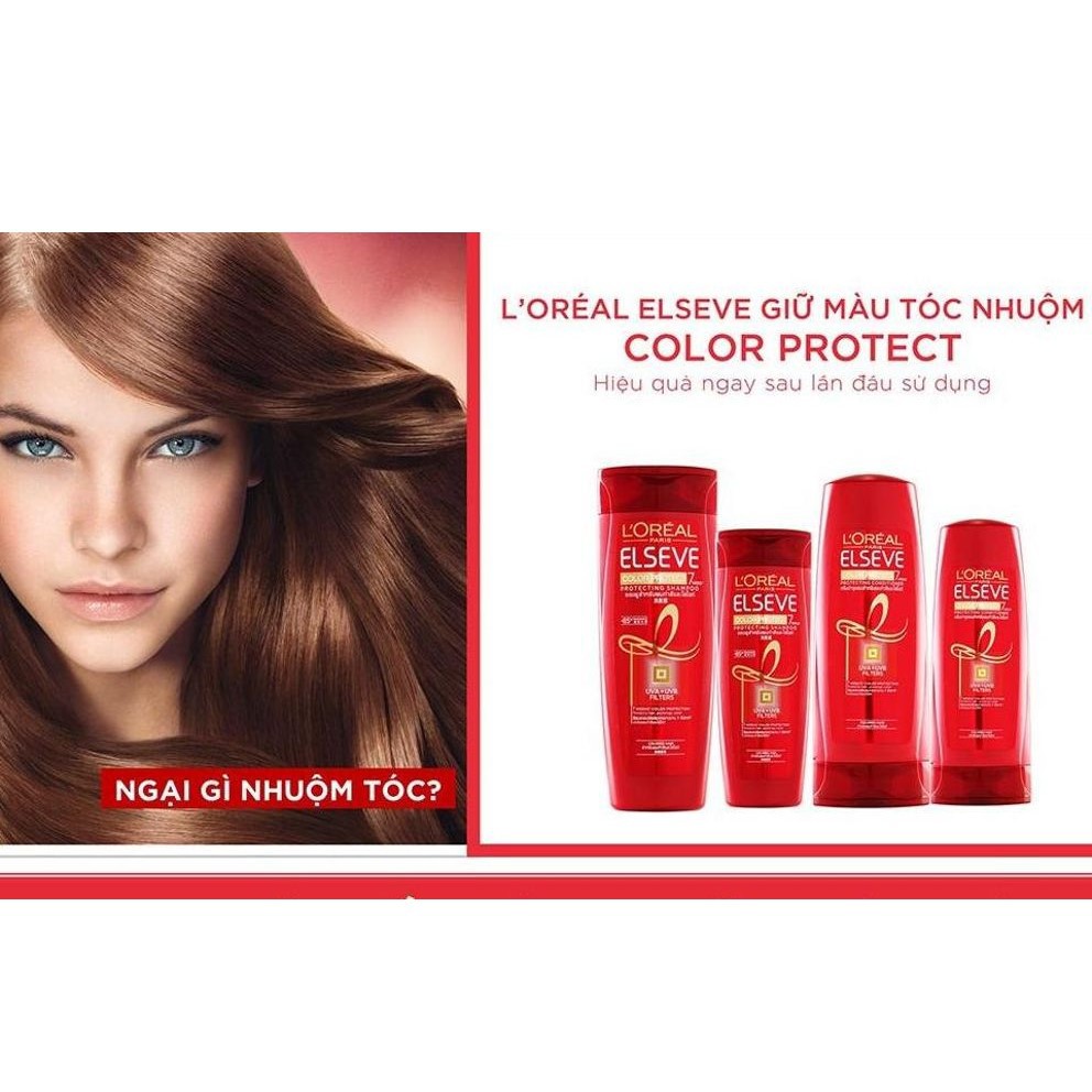 Dầu gội L'Oreal Paris ELSEVE COLOR PROTECT 7 WEEKS PROTECTING SHAMPOO Giữ màu tóc nhuộm 330 ml | BigBuy360 - bigbuy360.vn