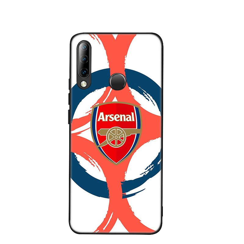 Ốp lưng silicon họa tiết câu lạc bộ Arsenal cho Huawei Y6P Y6 Y9 Y7 Prime 2019 2018 2017