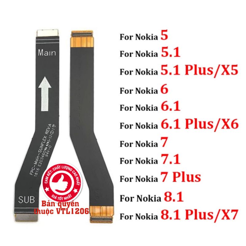 Cáp kết nối bo mạch Nokia X7 5.1 /6.1 /7 plus