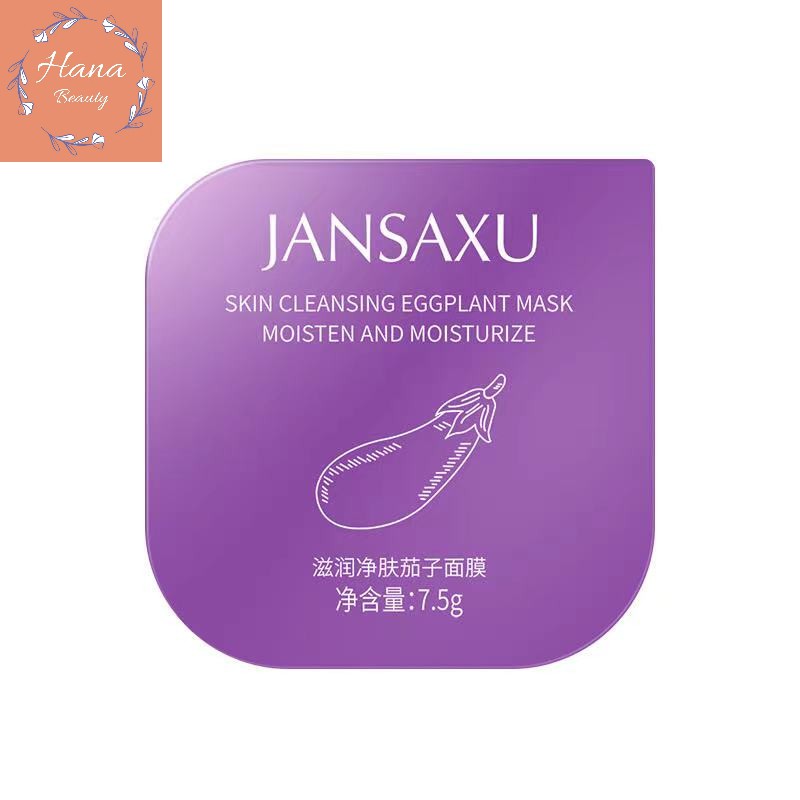 Mặt nạ CÀ TÍM DƯỠNG TRẮNG Jansaxu cấp ẩm nuôi dưỡng da nội địa TRUNG | BigBuy360 - bigbuy360.vn