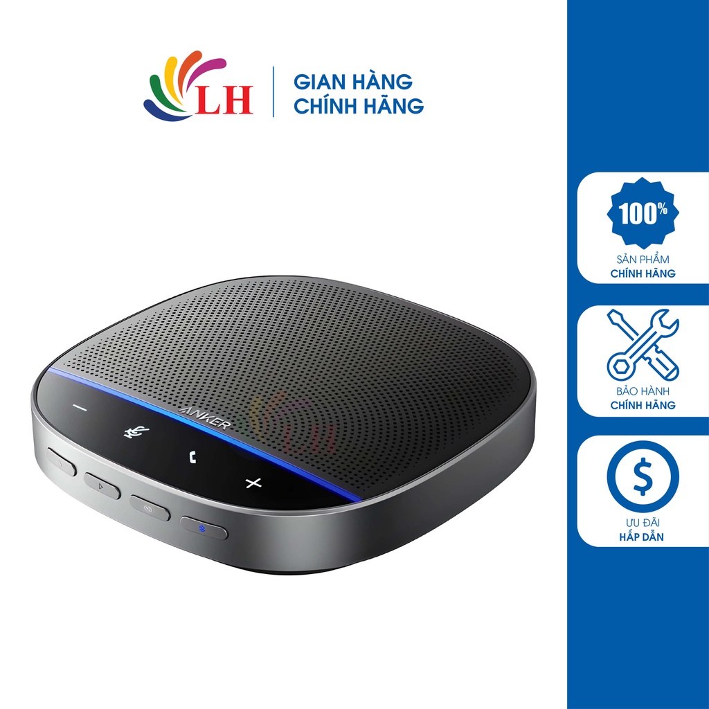 Loa Bluetooth Anker PowerConf S500 A3305 - Hàng chính hãng - Thiết kế nhỏ gọn, công suất 3W, Bluetooth v5.0