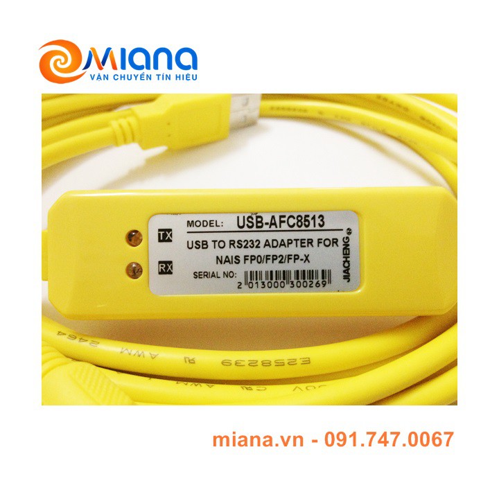 Cáp lập trình Panasonic PLC USB-AFC8513 USB to RS232 Adapter for NAIS FP0/FP2/FP-X | BigBuy360 - bigbuy360.vn