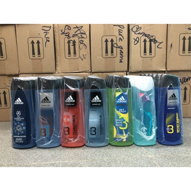 SỮA TẮM NƯỚC HOA  ADIDAS 3 IN 1 BODY HAIR FACE 400ML