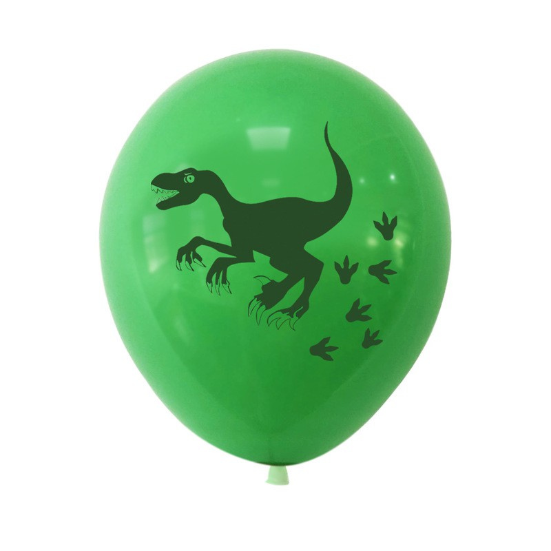 Bong bóng cao su latex 12 inch hình khủng long trang trí tiệc sinh nhật cho bé