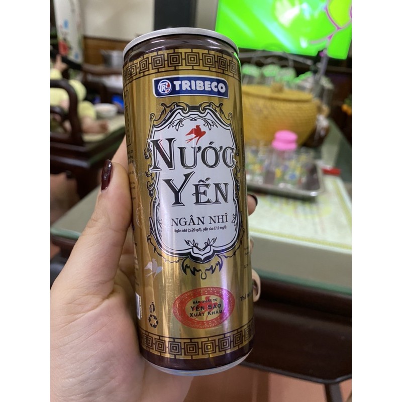 06 Lon nước Yến Ngân Nhĩ Tribeco 240ml