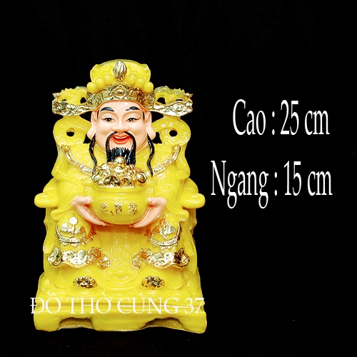 TƯỢNG ÔNG THẦN TIỀN MÀU VÀNG