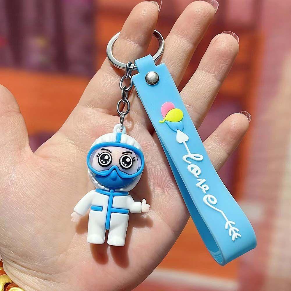 DARNELL Móc Khóa Hình Búp Bê Thiên Thần Hoạt Hình Dễ Thương