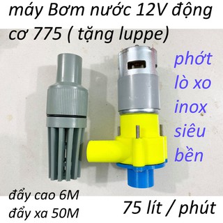 Máy bơm nước 12v từ động cơ 775