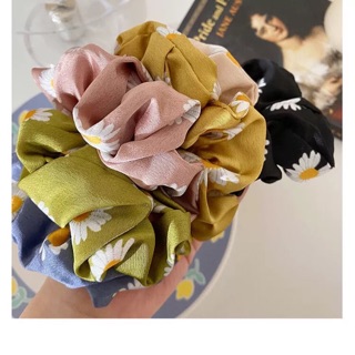 CỘT TÓC SCRUNCHIES - Voan bóng bông cúc