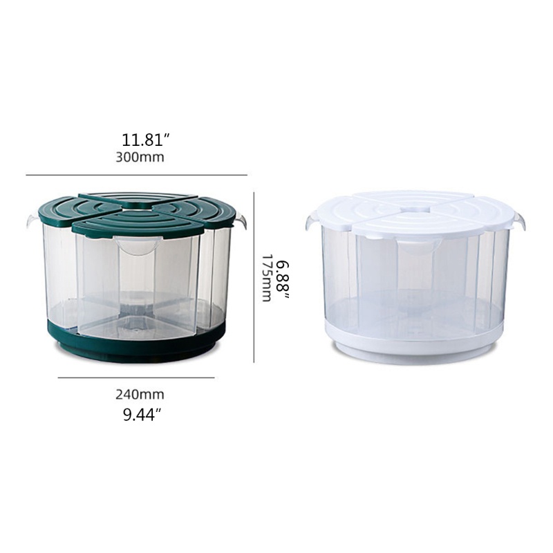 Hộp Nhựa Đựng Hạt Đậu Đỏ / Ngũ Cốc Có Nắp Đậy Siêu Tiện Lợi