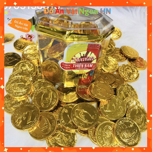 Socola Đồng Tiền 210gram Thiên Nam Bánh kẹo Đồ Ăn Vặt Ngon Giá Rẻ