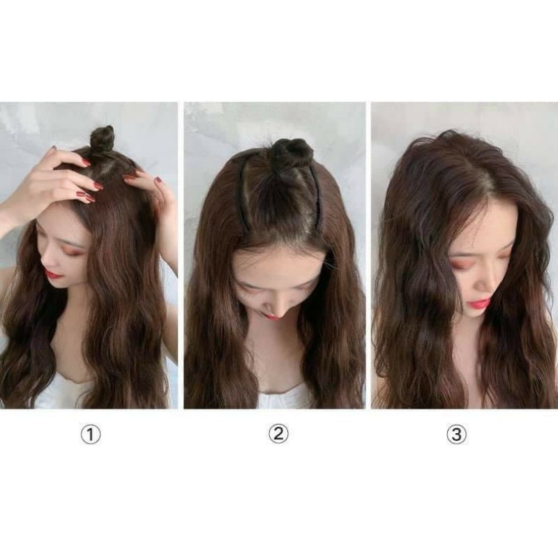 combo 3 dãy kẹp xù FREESHIP MẪU XÙ