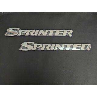 Logo chữ mạ bạc sprinter cho xe Mercedes Sprinter