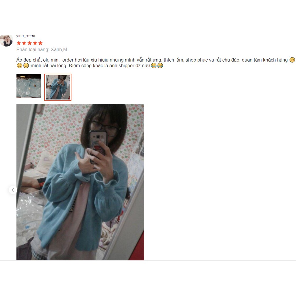 (SẴN) Áo cardigan len mịn nữ/ áo khoác len tay bèo dễ thương thời trang thu đông 2021 -  A00060 | BigBuy360 - bigbuy360.vn