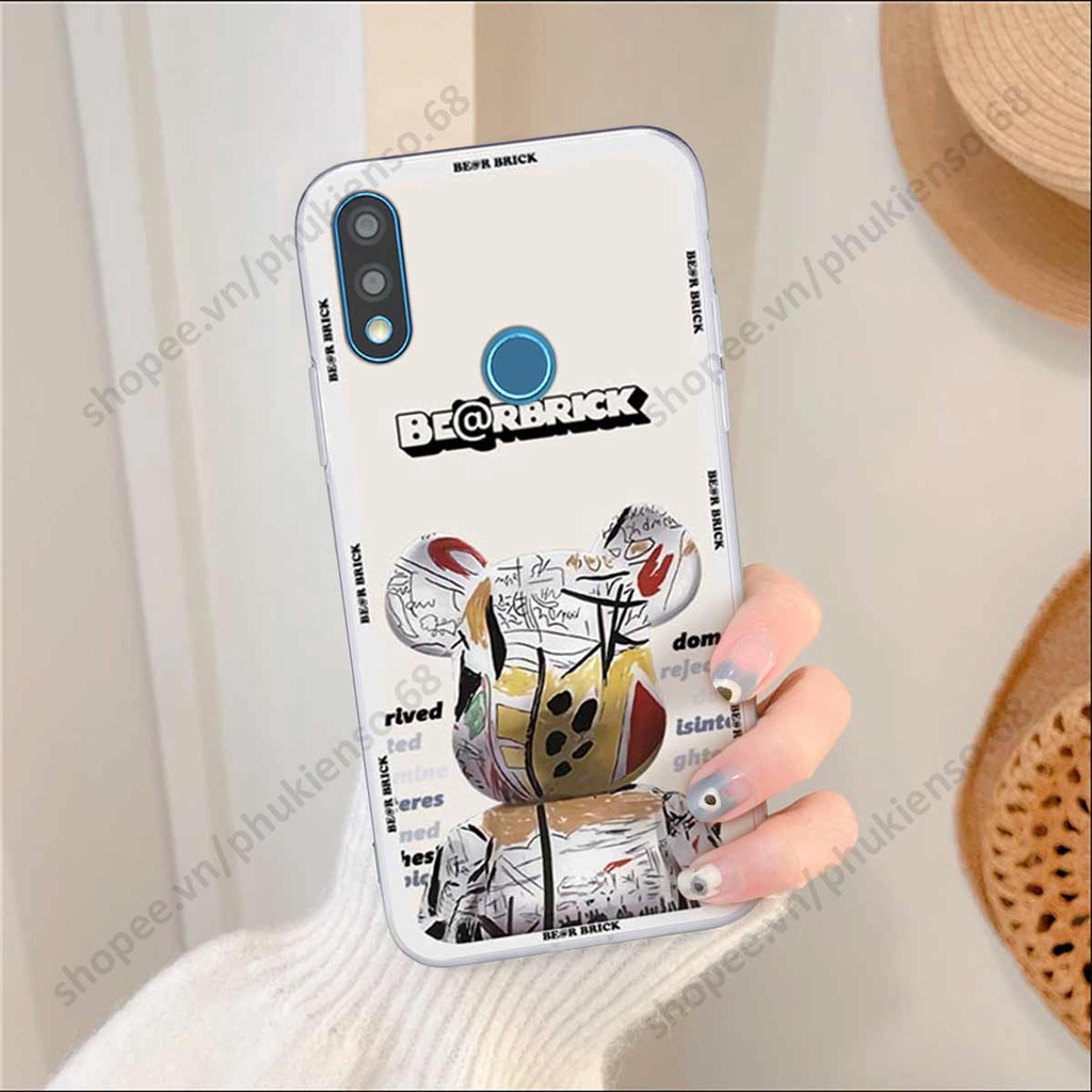 Ốp lưng điện thoại Vsmart Joy 2 Plus / Joy2+ elegant, gấu be@rbrick cao cấp, vỏ ốp rẻ đẹp