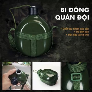 Bình đựng nước bằng nhôm màu xanh