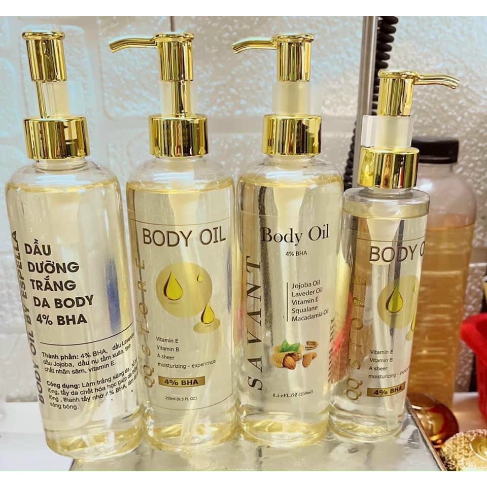 dầu dưỡng da body oil 4% BHA Rucos Savant. body oil 4% BHA