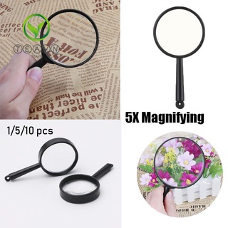 Bộ 1 / 5 / 10 kính lúp mini 25mm độ phóng đại 5x bỏ túi