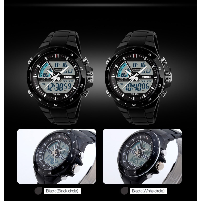 Đồng Hồ Quartz 5 Thanh Chống Thấm Nước SKMEI 1016