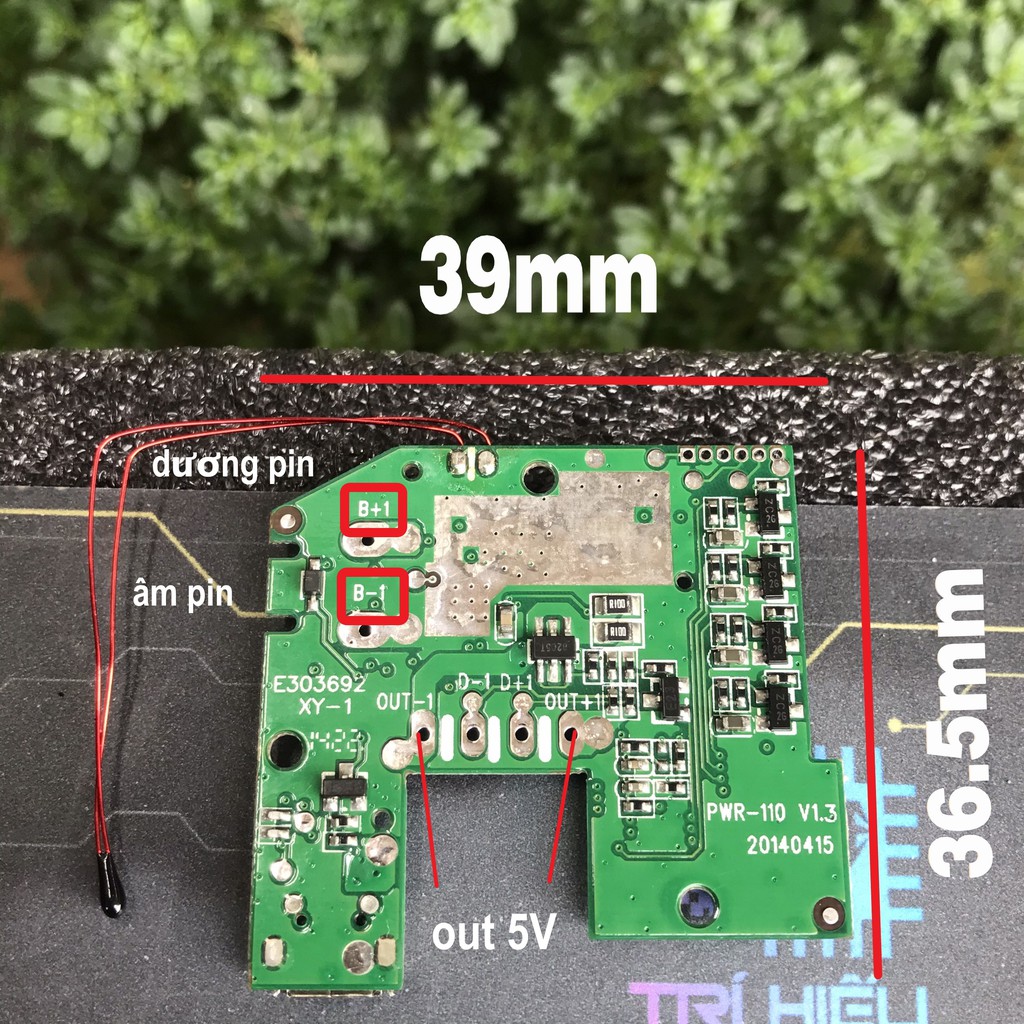 Mạch sạc và báo dung lượng pin 1S, kiêm tăng áp 5V