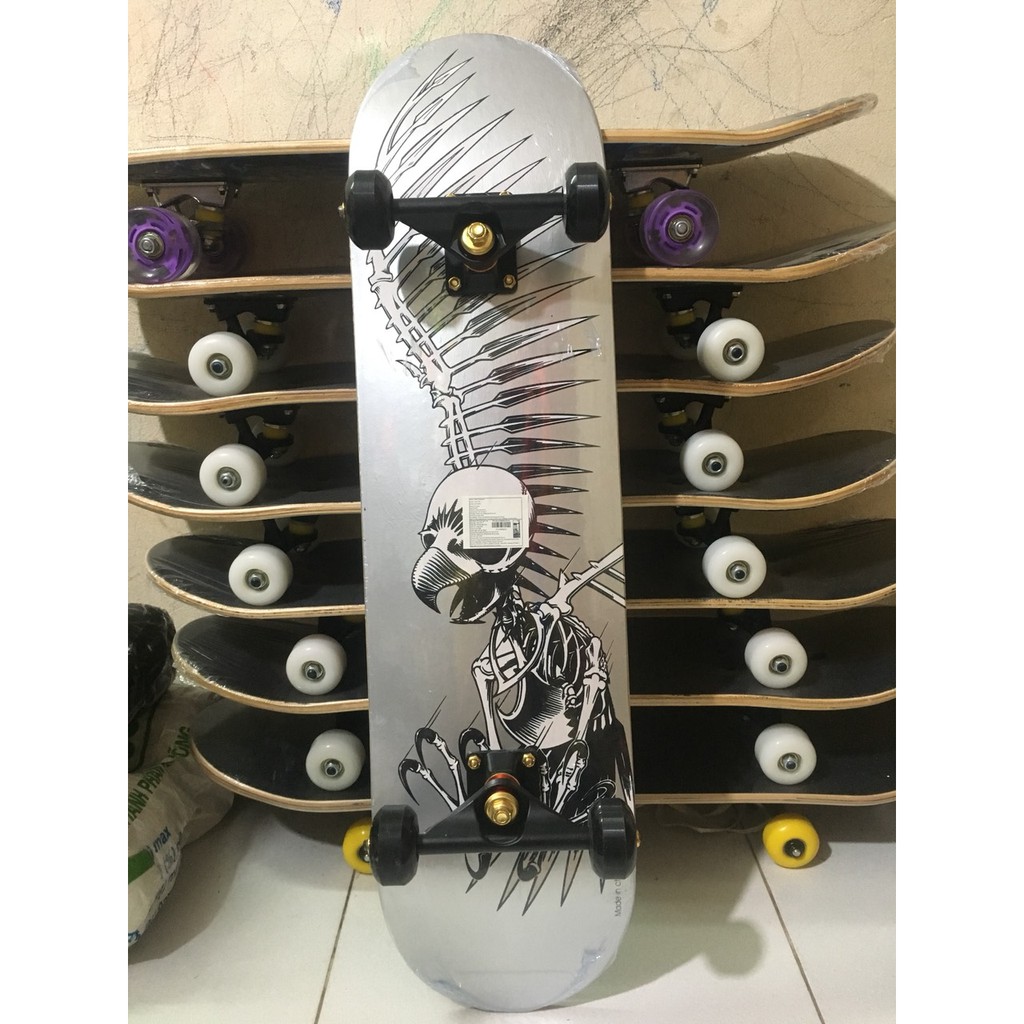 [Hàng Chính Hãng] Ván Trượt Cao Cấp Skateboard Mặt Nhám  gỗ ép 7 lớp chịu lực