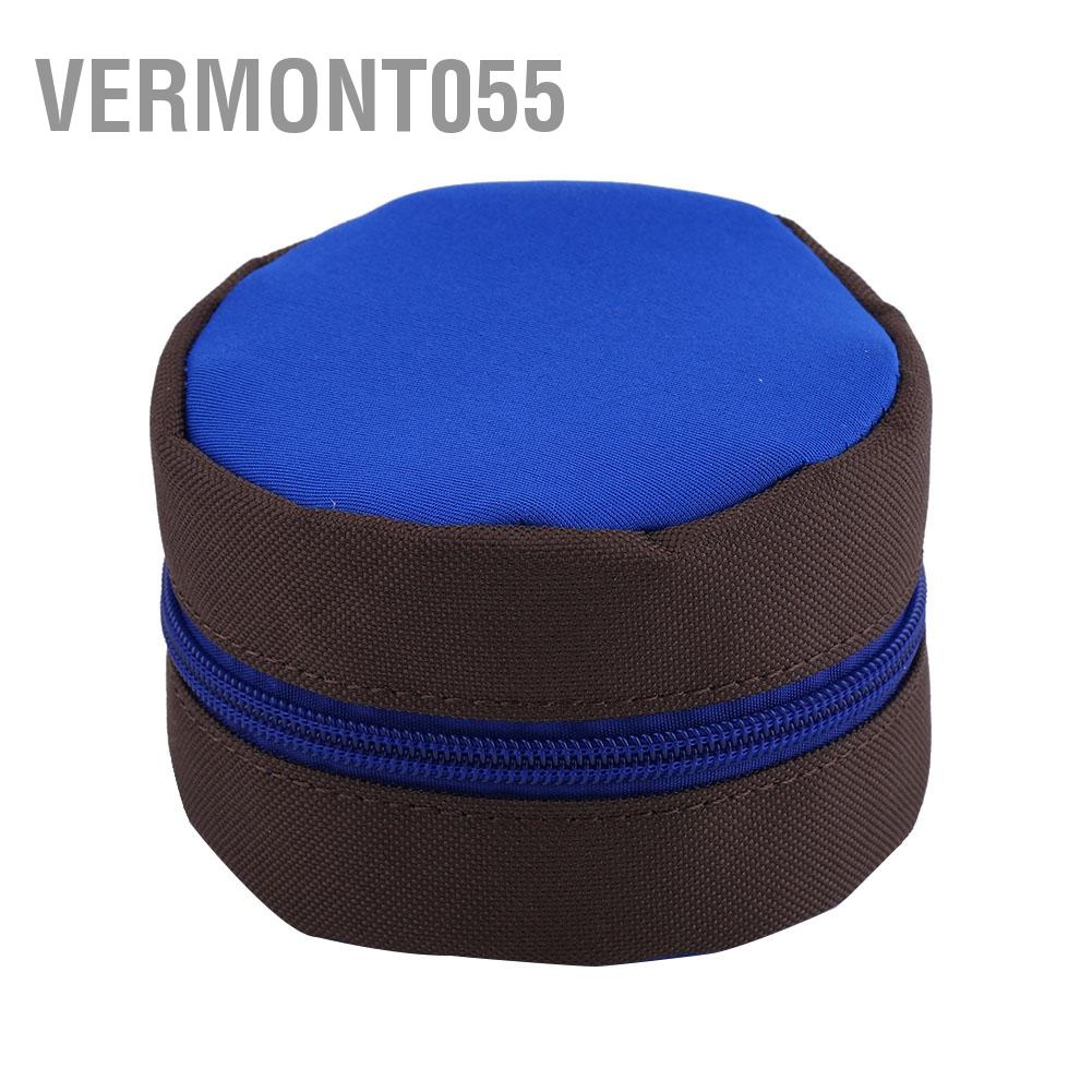Hàng Hot An toàn Fly Fishing Reel Case Protector Soft Pocket Cover Bag Túi đựng túi Hàng giao ngayVermont055