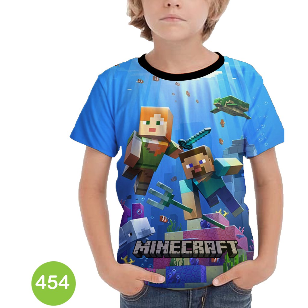 Bộ Đồ Hóa Trang Minecraft 3d 454 Họa Tiết Hoạt Hình Cho Bé