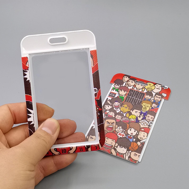 Tmdbyx 1 Set Bao Đựng Thẻ Id / Móc Khóa / Dây Đeo Cổ Họa Tiết Anime Slam Dunk Kaede Rukawa