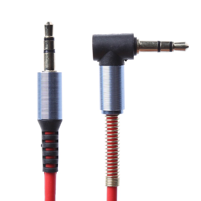 Dây Cáp Âm Thanh Aux 90 Độ Dài 1m Giắc Cắm 3.5mm