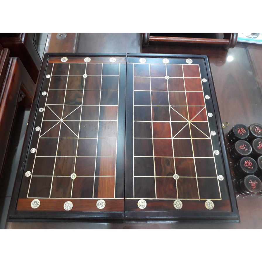 Bàn cờ, quân cờ tướng gỗ hương (bán riêng lẻ)