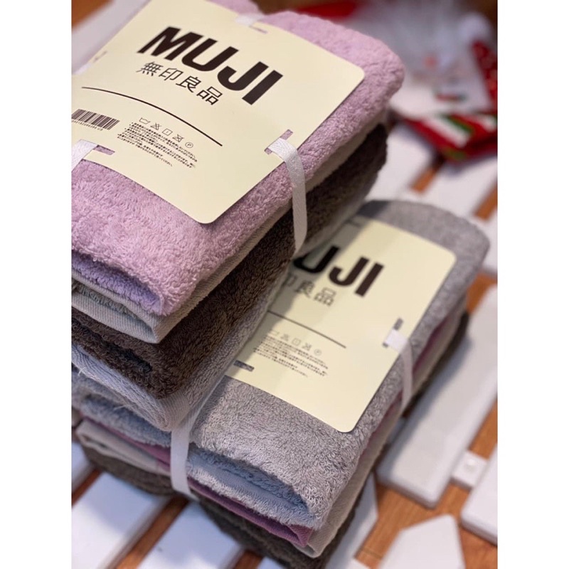 Set 4 khăn mặt muji